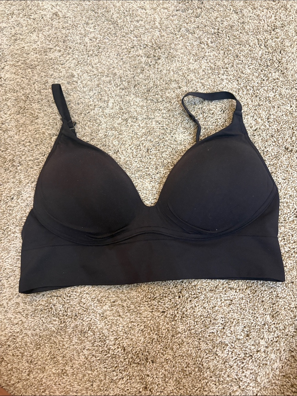 Maidenform Black Padded Seamless Bralette